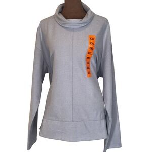 Avalanche Women's Cowl Neck Pullover Sweatshirt XXL Light Purple NWT Soft Shirt